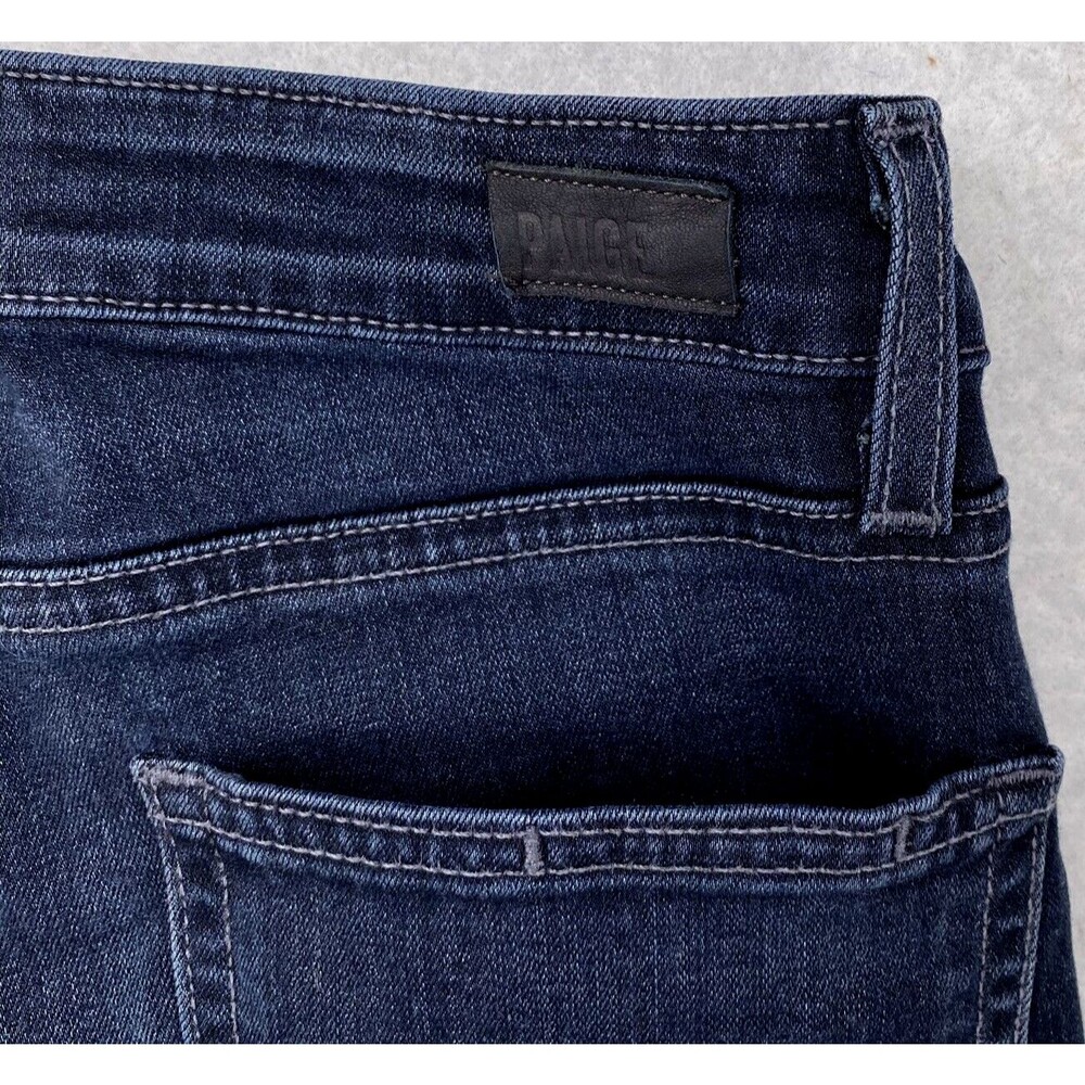 Paige Jeans Women’s Size 27  Denim Verdugo Ankle Zipper Blue Dark Wash - Picture 4 of 13